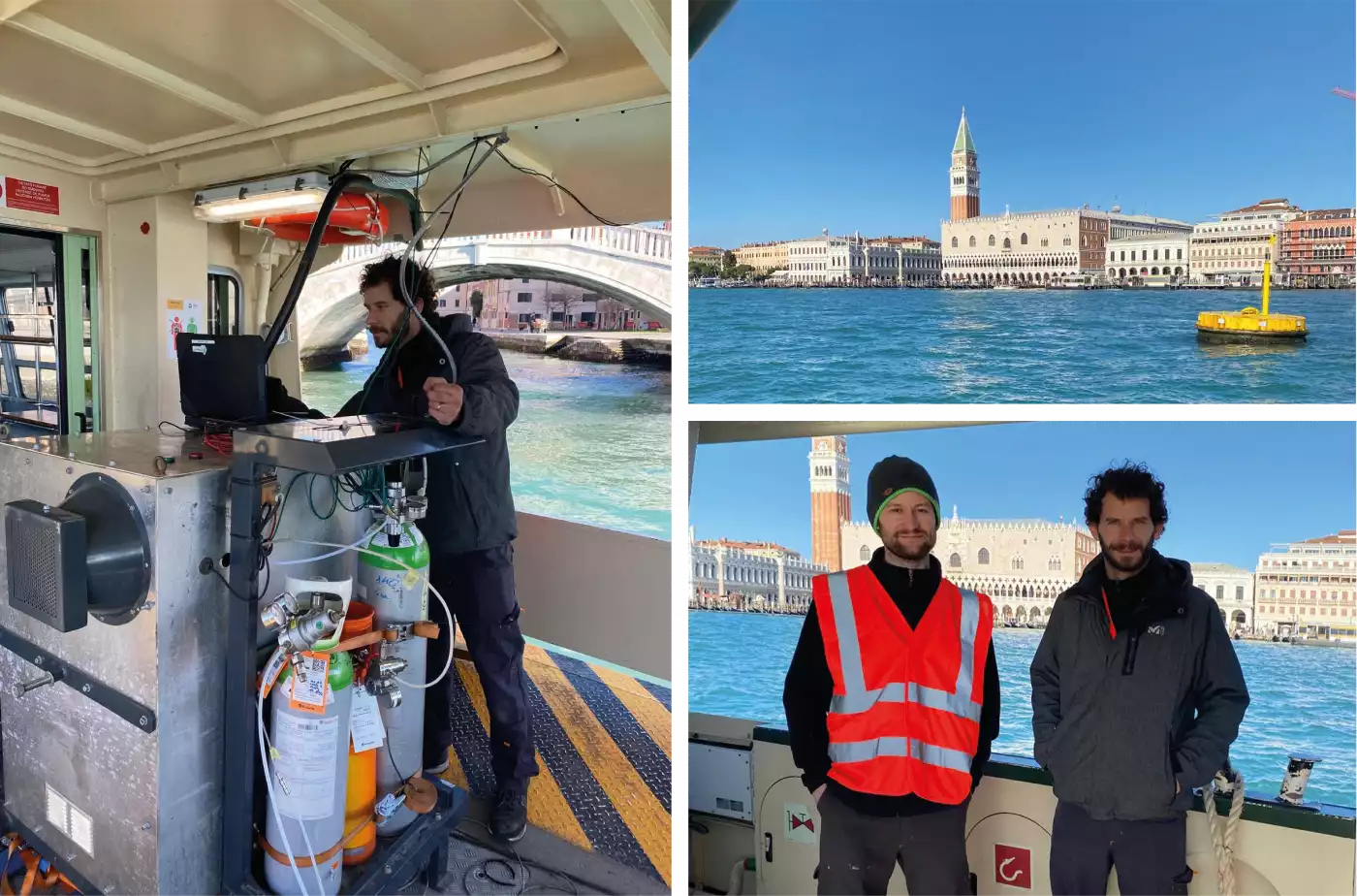Real-world Pollutant Emission Measurements at the Heart of the Venetian Lagoon