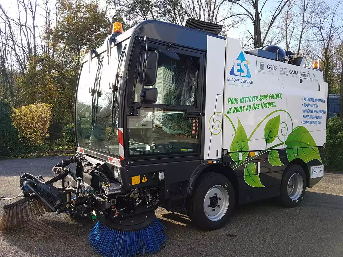 CleaNGo : la première balayeuse rétrofitée au GNV